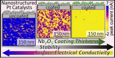 Niobium Oxide Coatings on Nanostructured Platinum Electrocatalysts: Benefits and Limitations