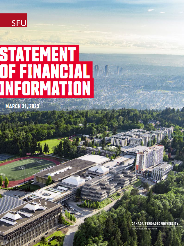 Statement of financial information