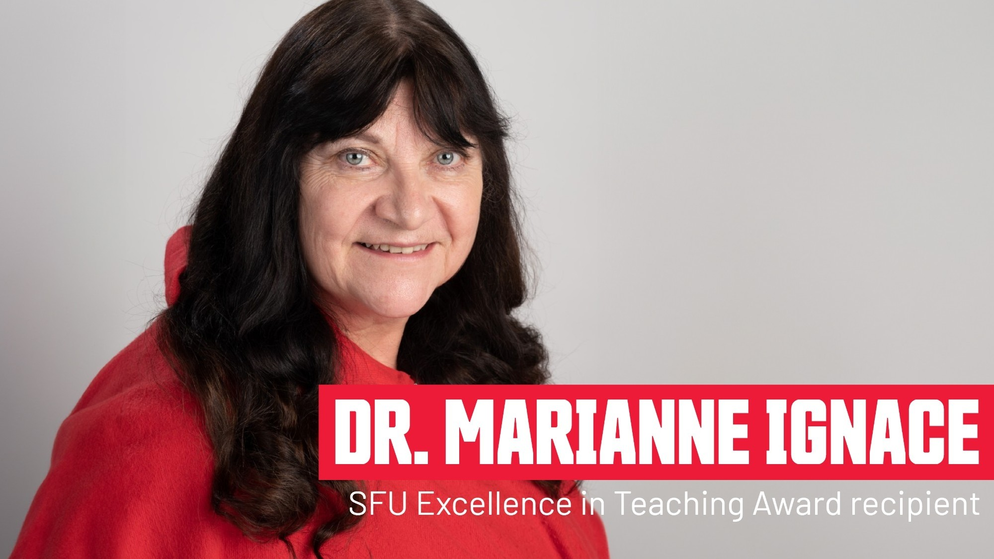 Marianne Ignace wins 2023 Excellence in Teaching Award