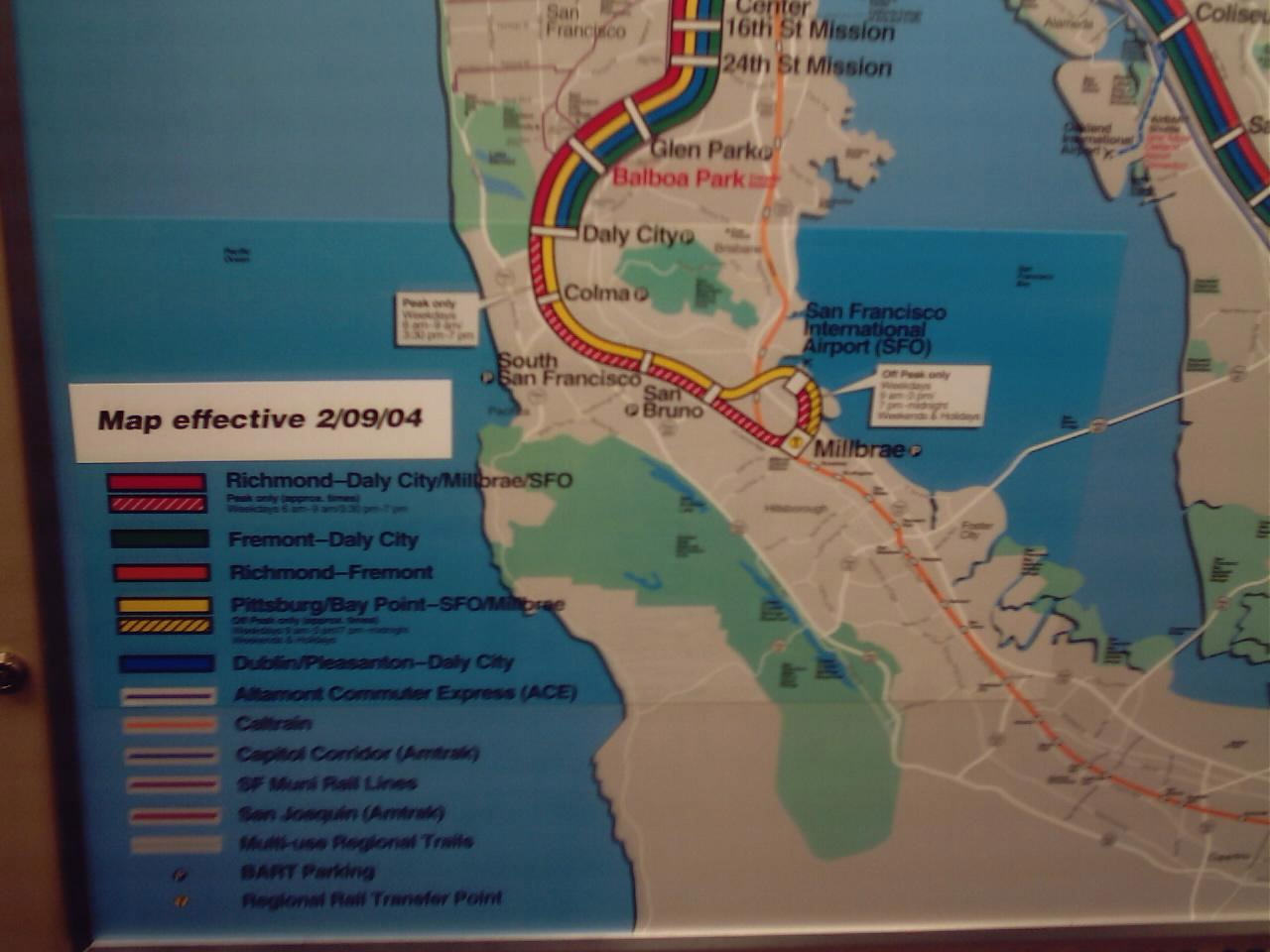 bart trackmap