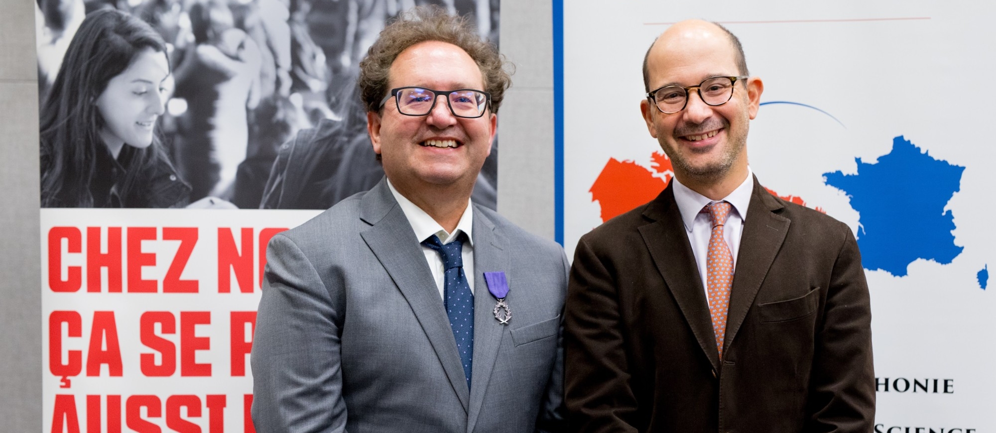 Gino Leblanc awarded Chevalier de lOrdre des Palmes académiques - Office  of Francophone and Francophile Affairs - Simon Fraser University