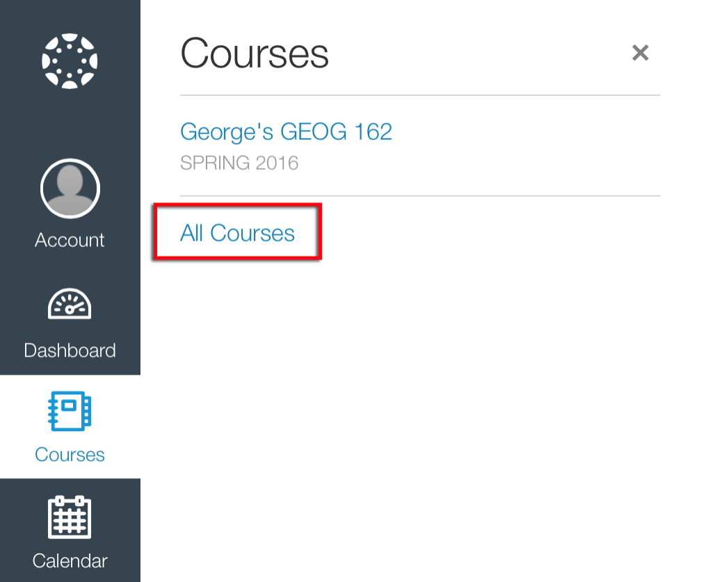 I don&rsquo;t want my previous courses on my course dashboard - Canvas 