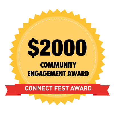 $2000 Engagement Award - Connect Fest Award badge