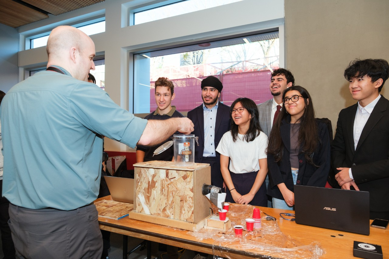 First-year engineering students develop innovative solutions for their cornerstone projects