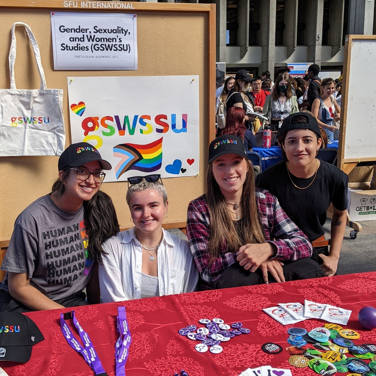 GSWS Student Union members volunteering at welcome day