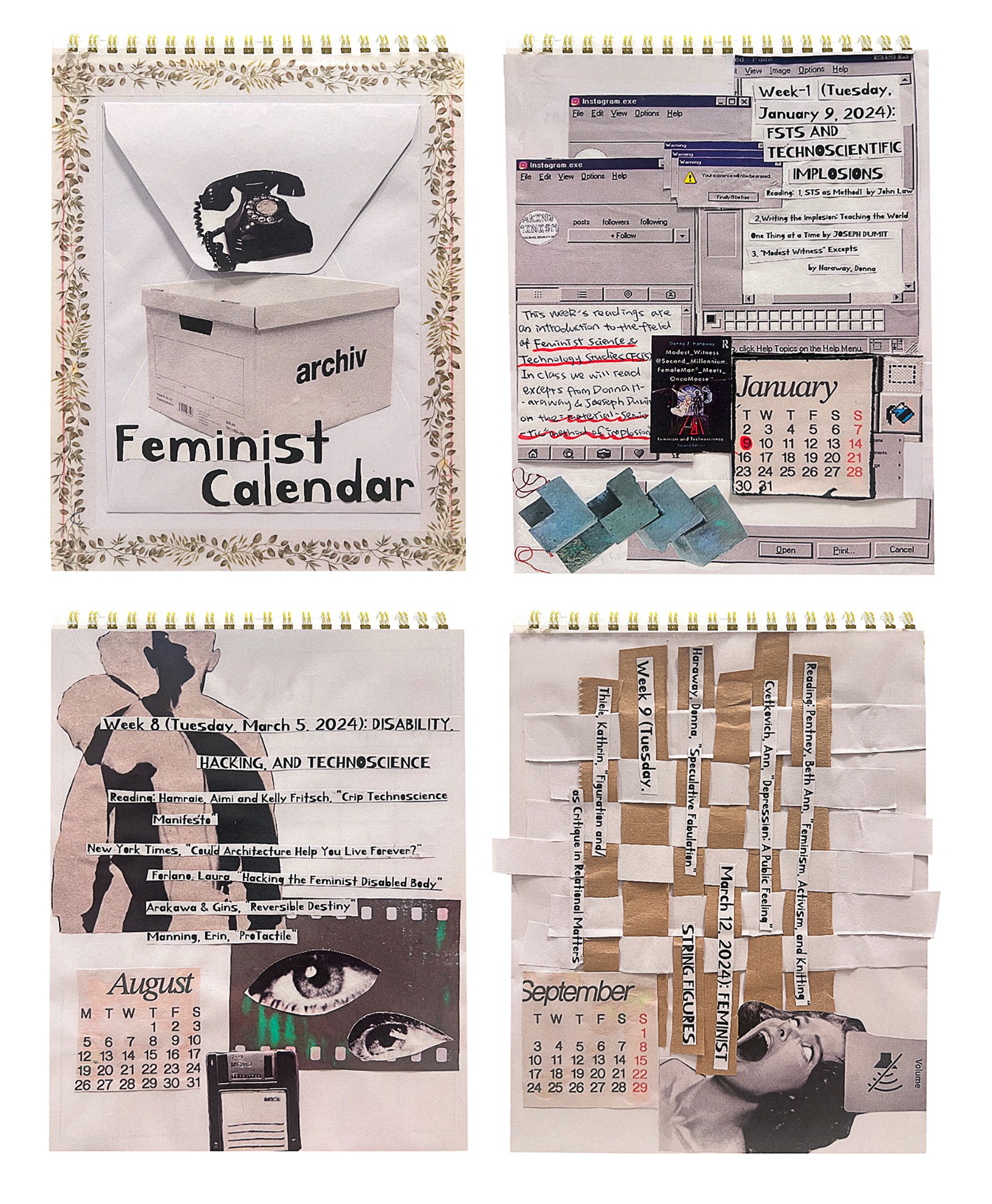 “Feminist Calendar” by Monica Fu