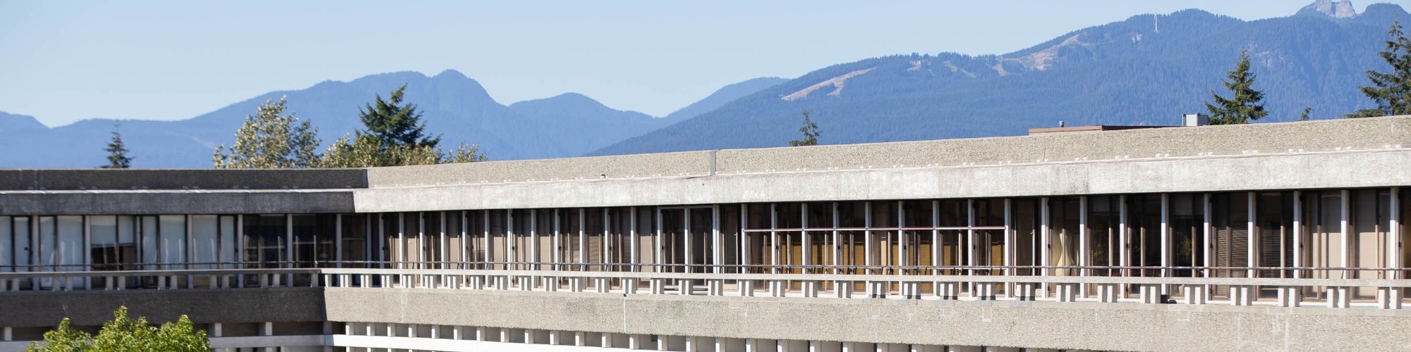 A view of the mountains behind the AQ