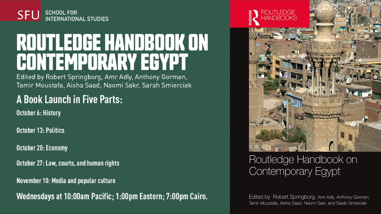 Egypt Handbook Launch - School for International Studies - Simon