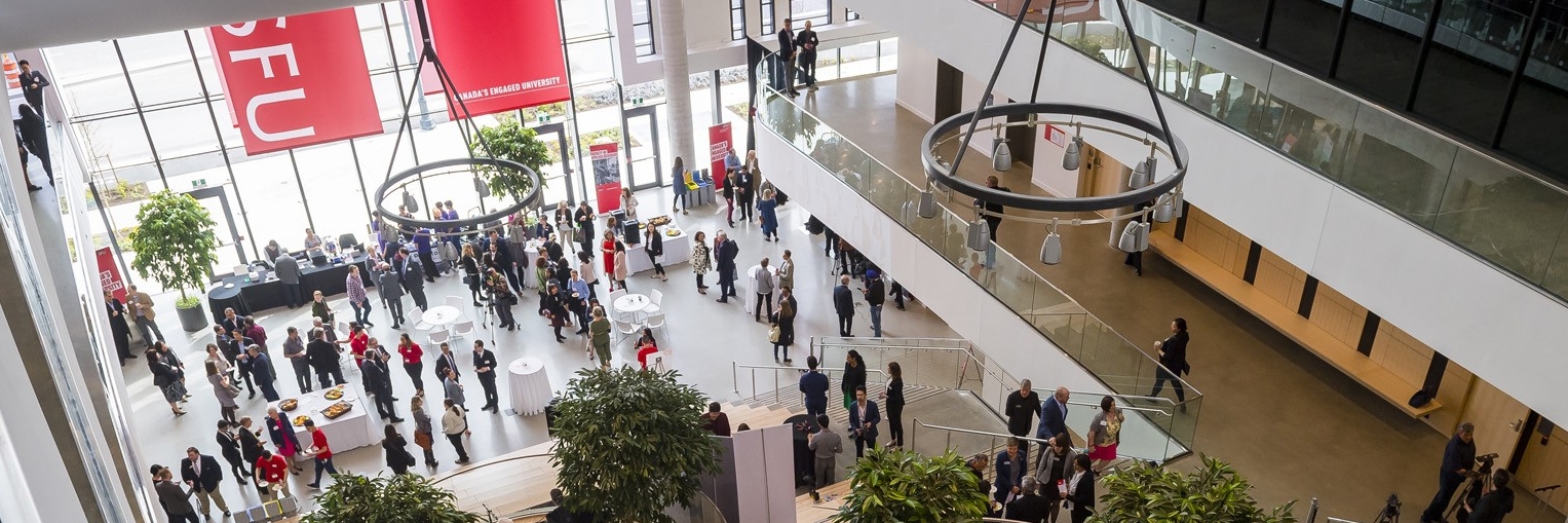 opening of the sustainable energy building in surrey