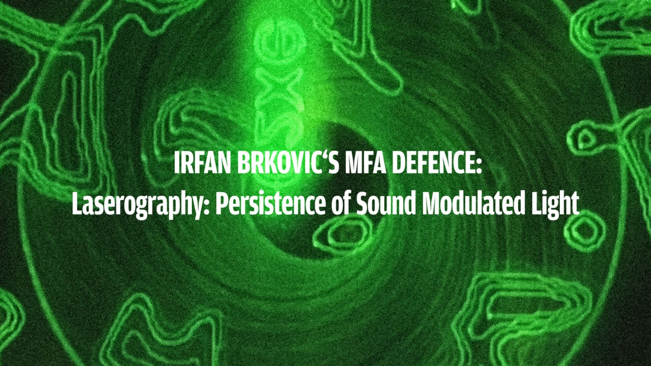 Laserography: Persistence of Sound Modulated Light