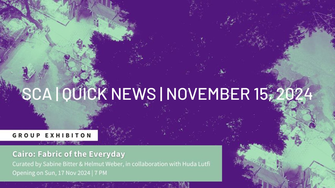 SCA | Quick News | November 15, 2024