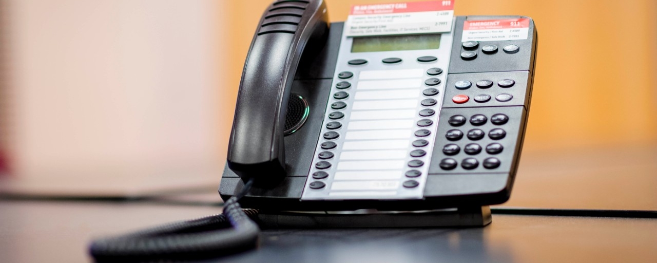 photo of SFU telephone