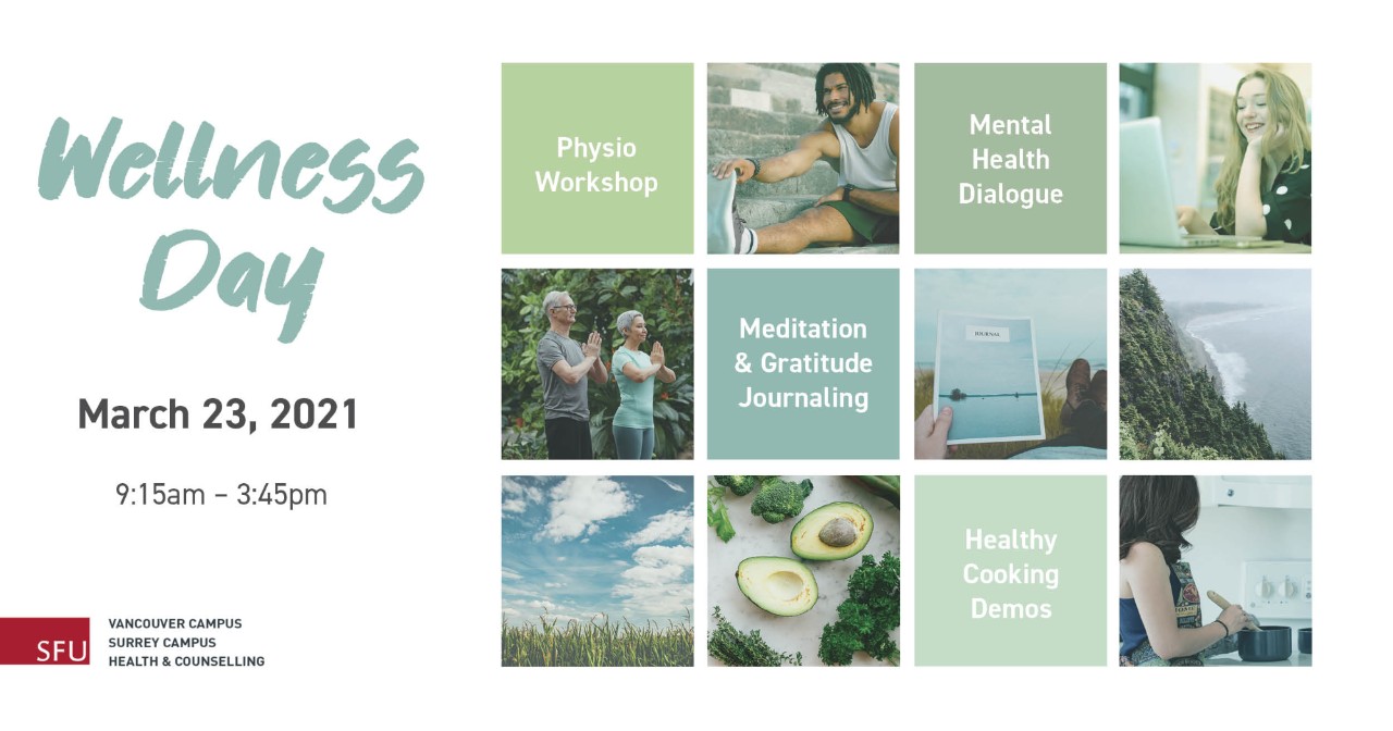 March 2021 Wellness Day promotional graphic