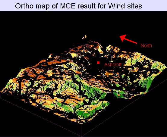 Orthomap of MCE Results