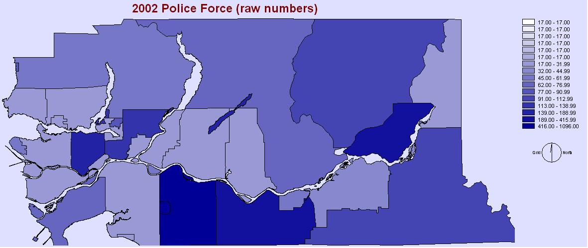 Police Force Boundaries Map 1005
