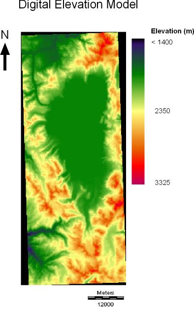 IDRISI DEM image