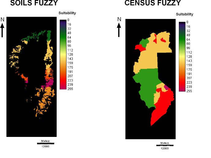 Standardized soil types and census tracts