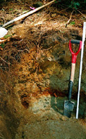 Soil pit