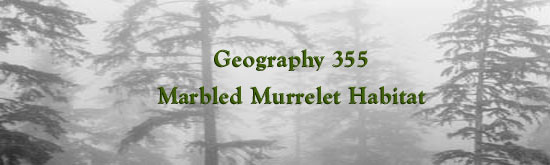 Geography 355: Marbled Murrelet Habitat