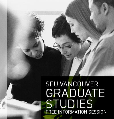 SFU Vancouver Graduate Studies Free Information Session