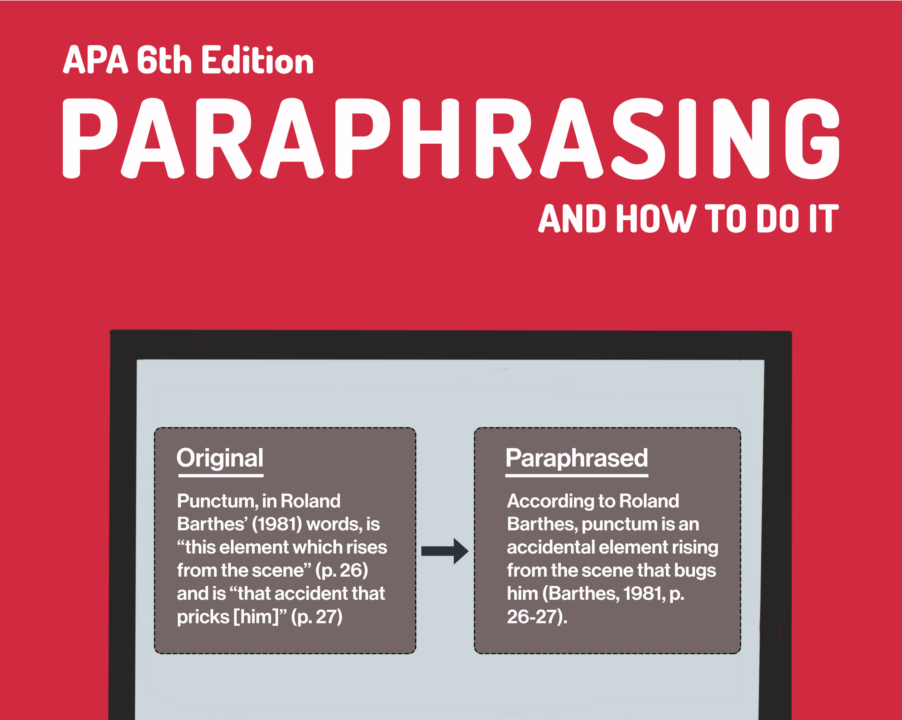 Paraphrasing poster preview