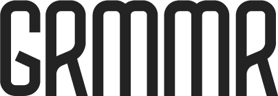 Grammar Logo Black on White
