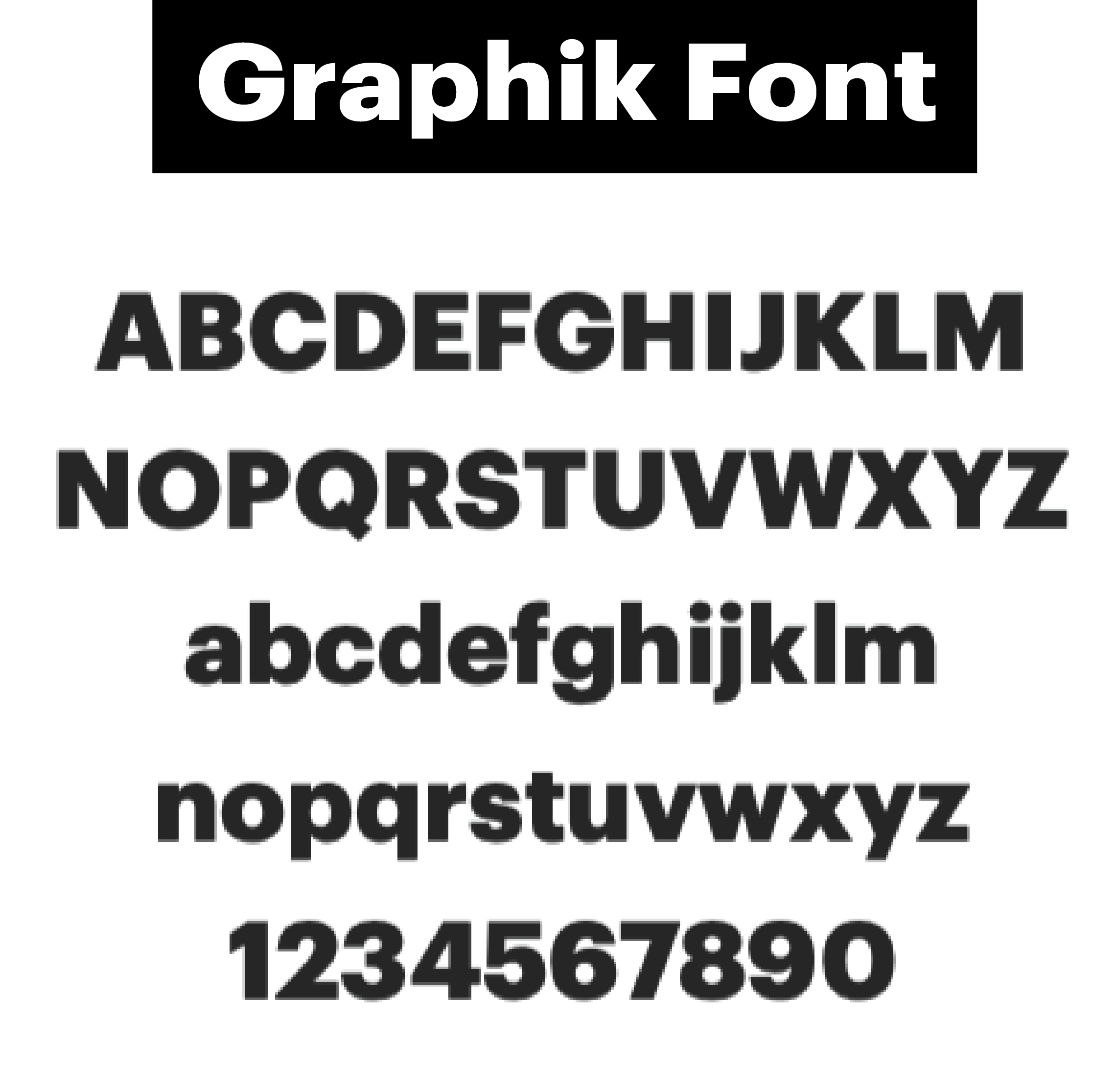 Graphik font