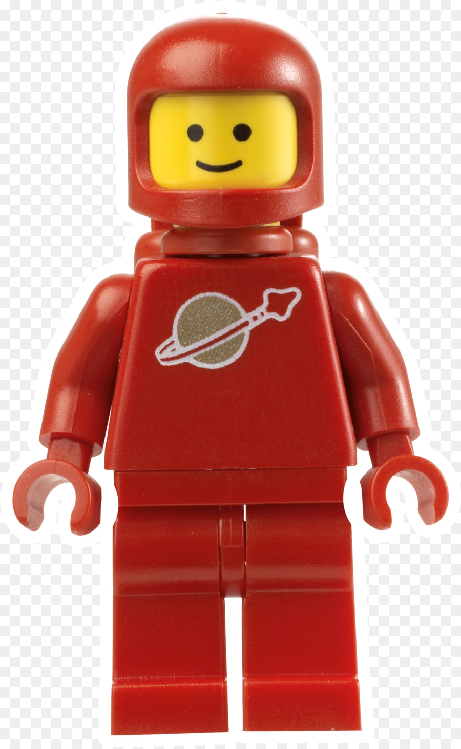 This is a red LEGO man 