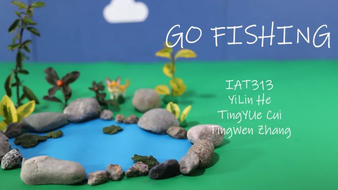 IAT313 stop-motion go fishing by Yilin He