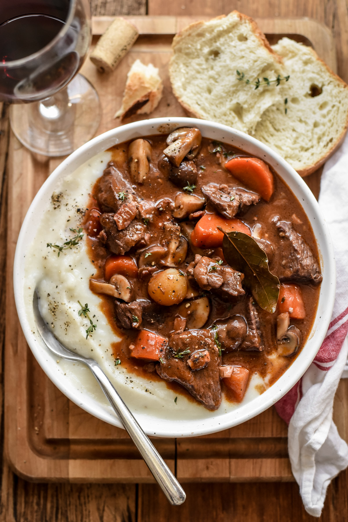 Image of french dish-Beef Bourguignon