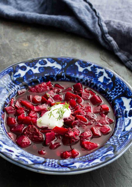 Image of russian soup - borscht