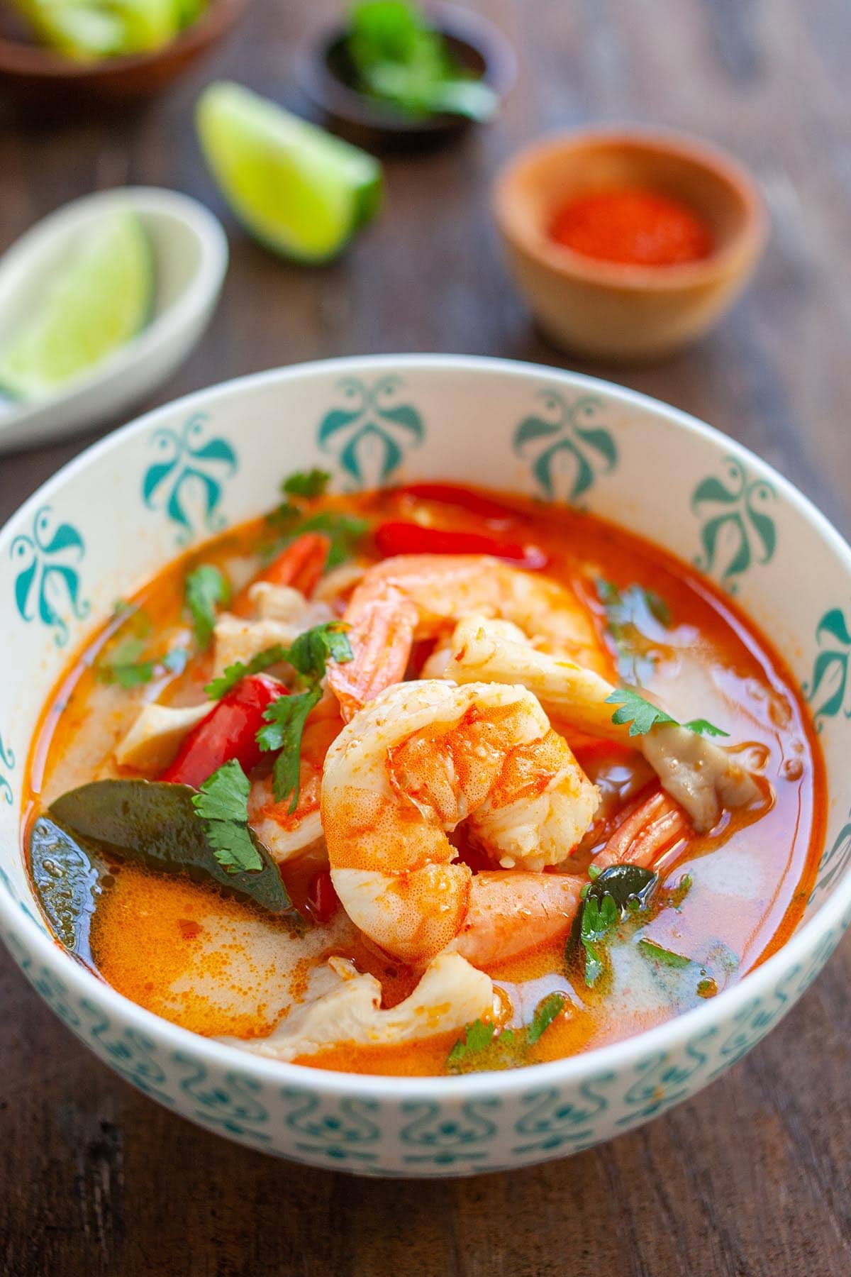 Image of the thai soup-Tom Yum