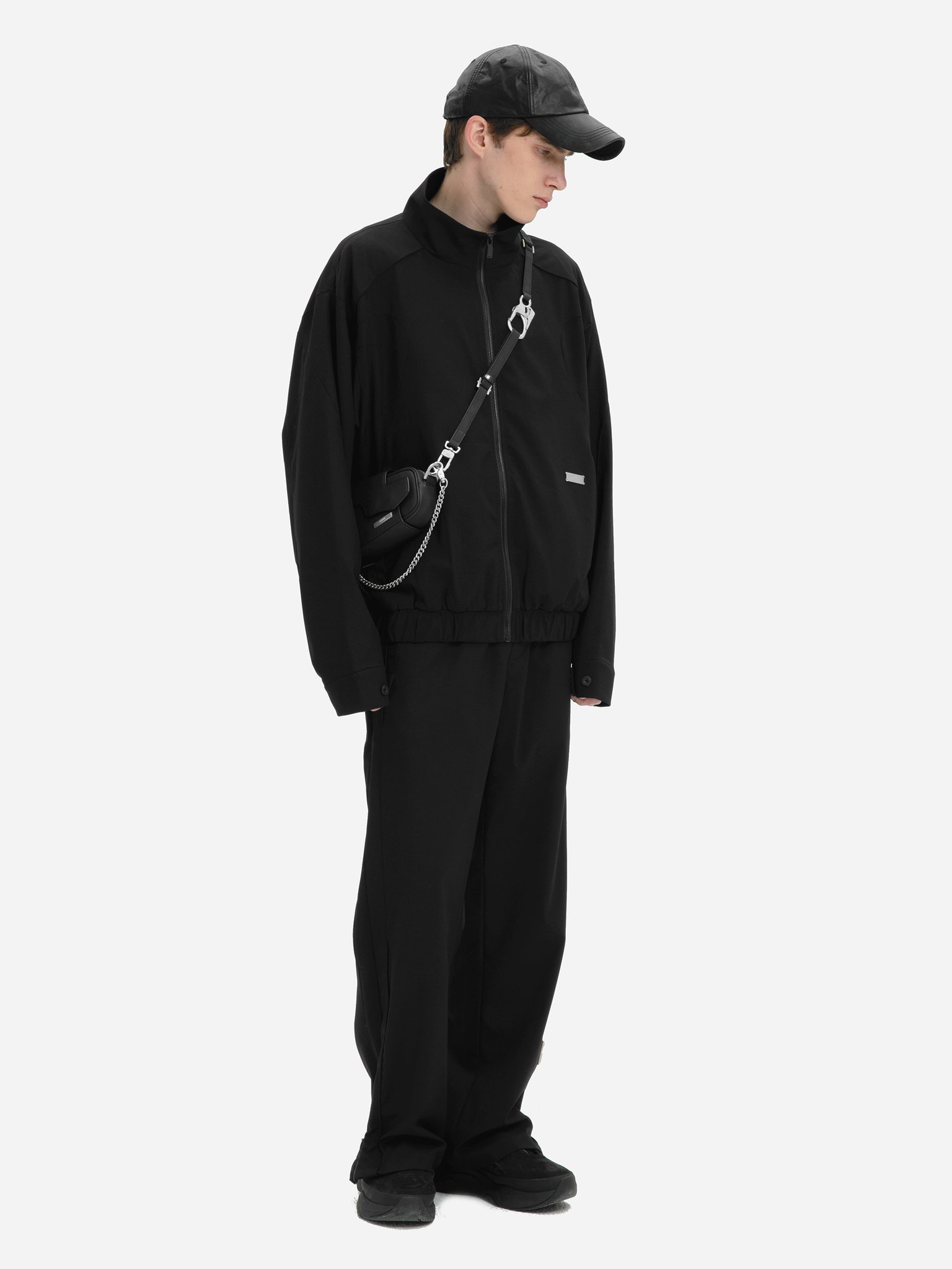 Panelled Streamline Tailored Track Jacket