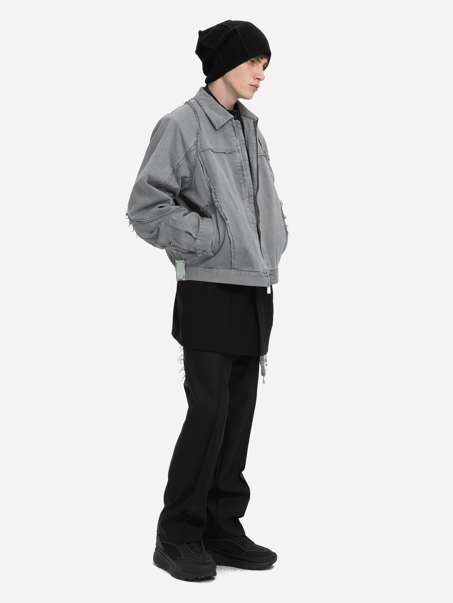 Garment Dye Panelled Streamline Work Jacket