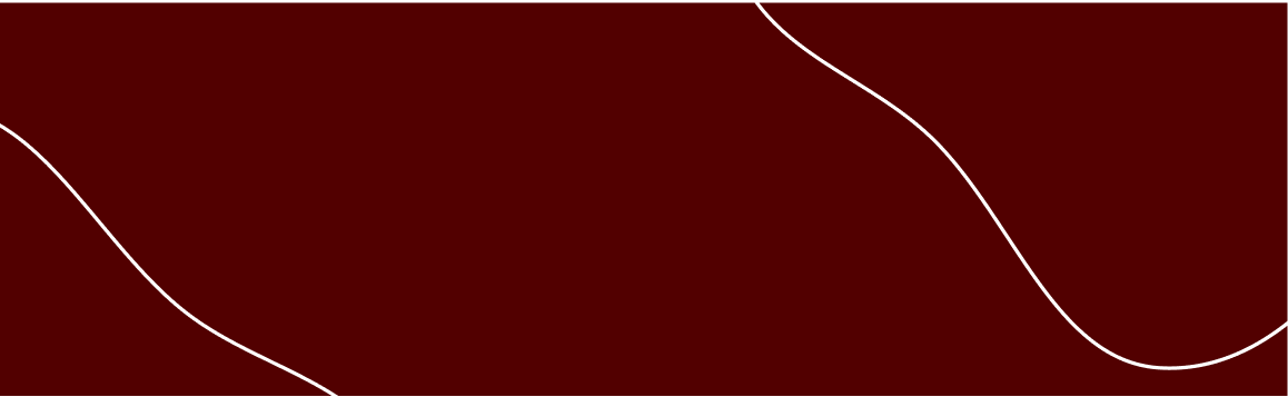 dark red background with white curved lines
