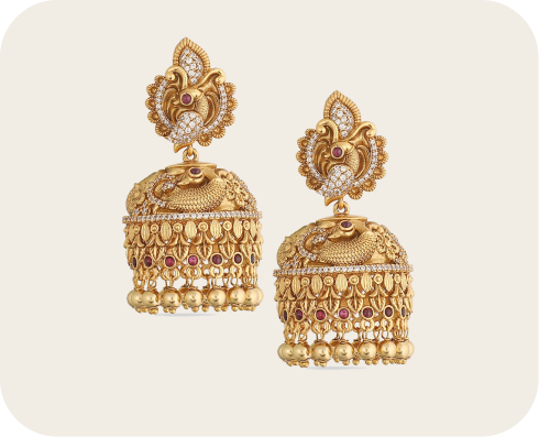 Link to bold jhumkas product page