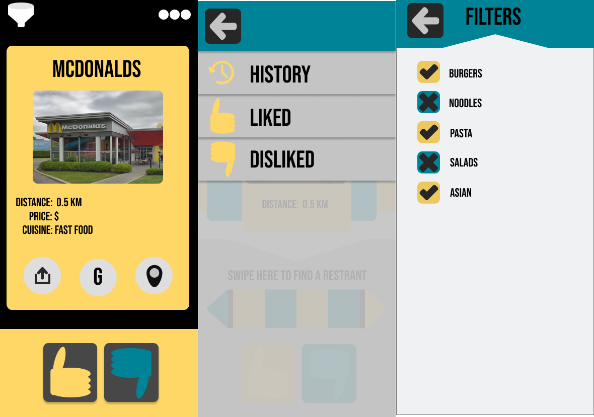 restroll app layout