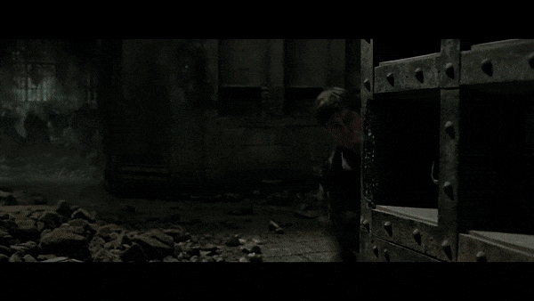 gif of harry vs voldemort and title card