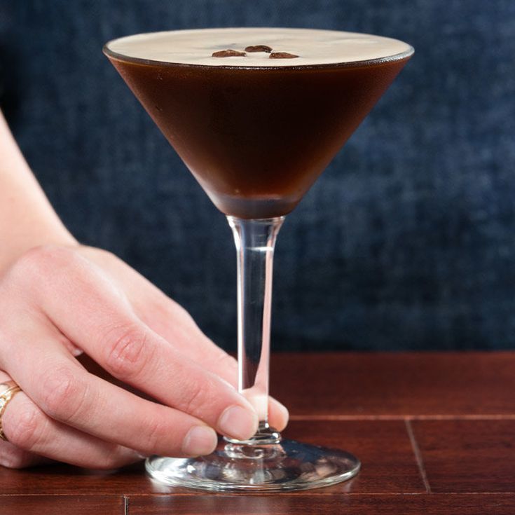 An Espresso Martini cocktail served at On The Rocks