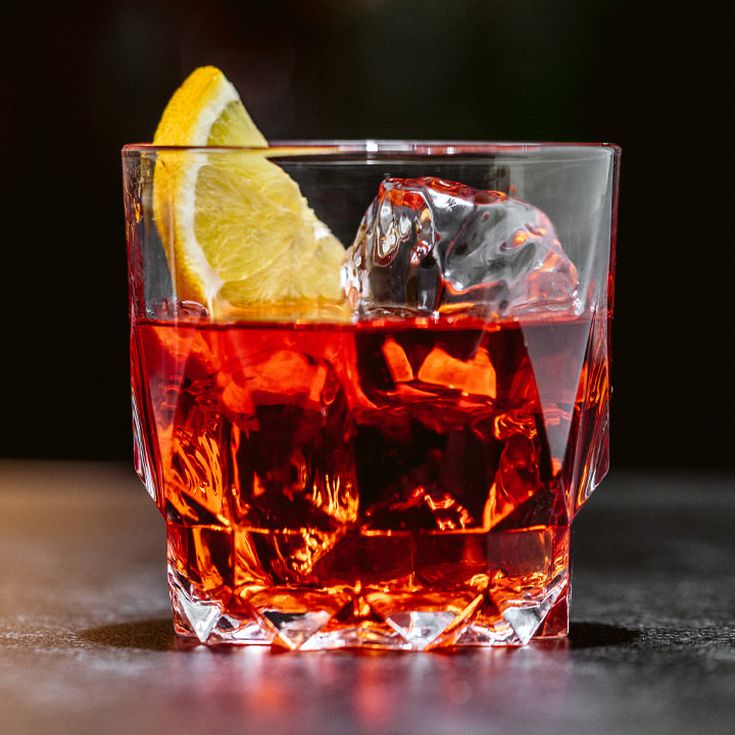 A Negroni cocktail served at On The Rocks