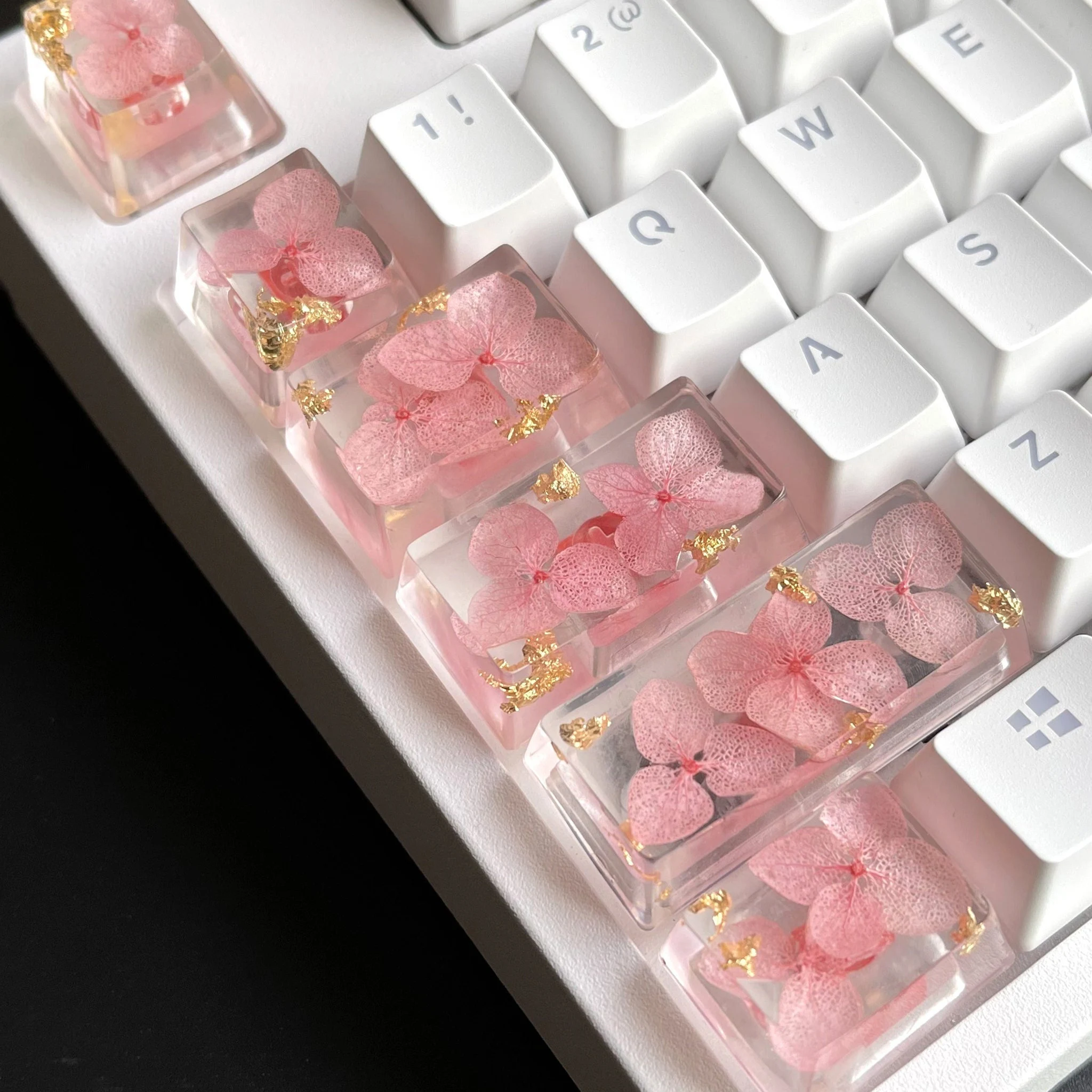 cherry blossom artisan keycap