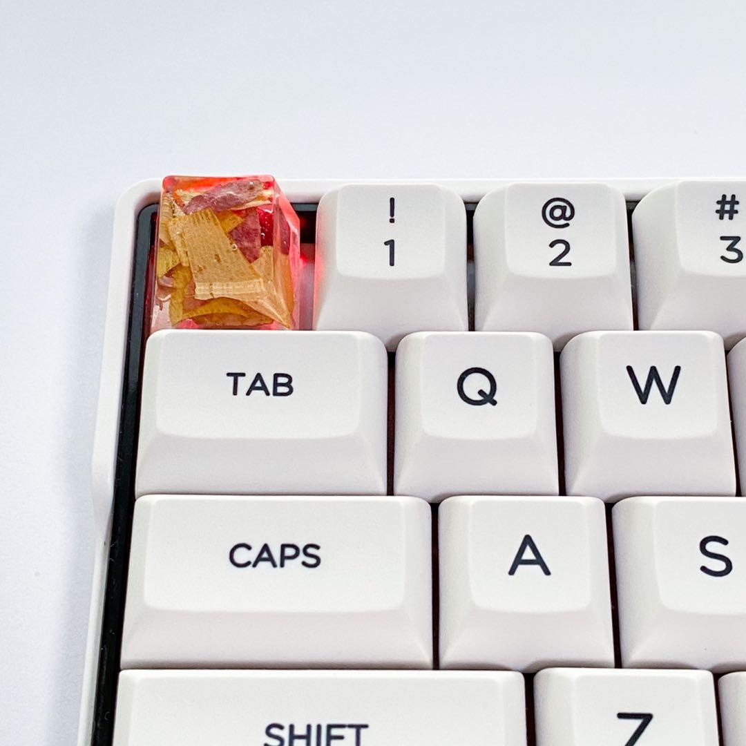 autumn maple leaves artisan keycap