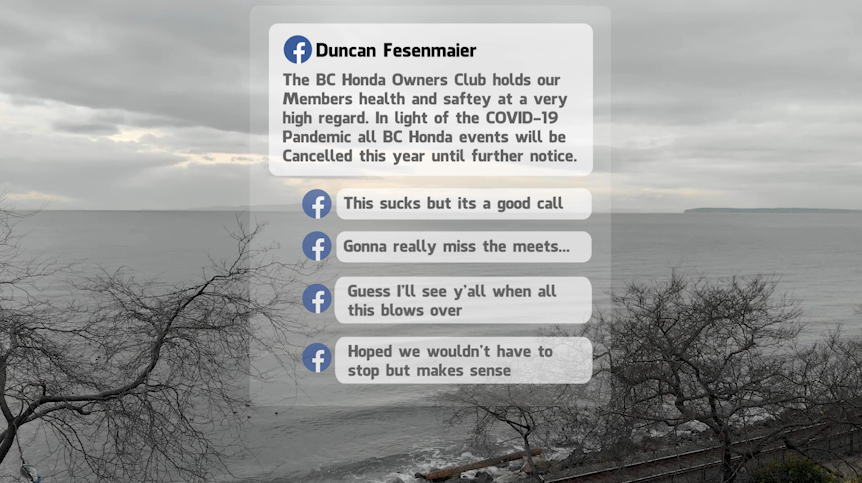 The facebook messages graphic for the Transmission documentary.