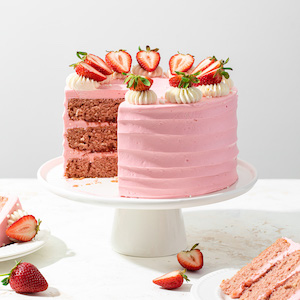 strawberry layered cake page