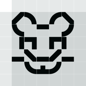 iterated geometric component mouse illustration