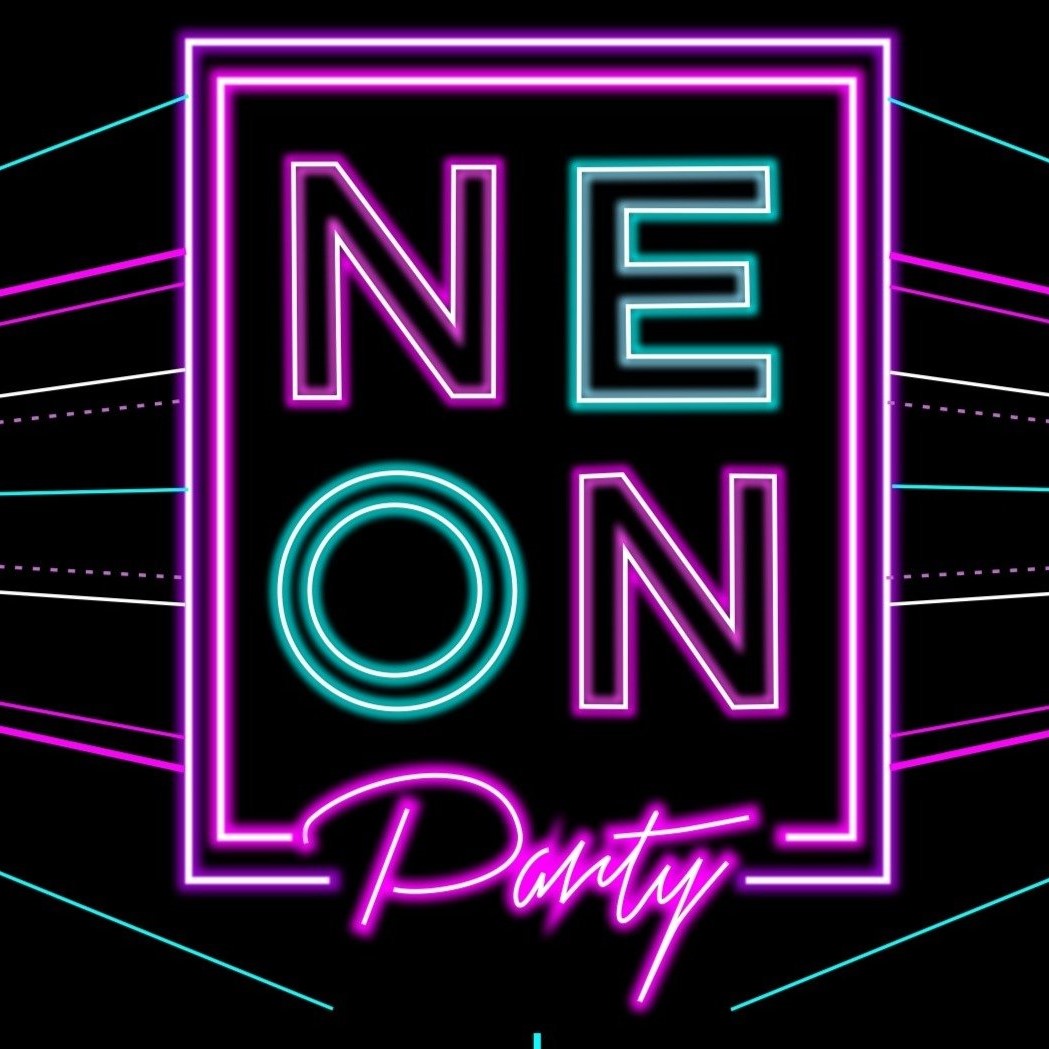 Neon minigolf party