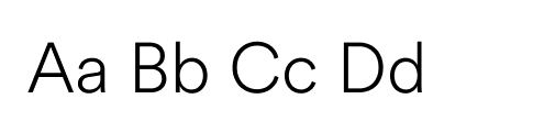 Image of fonts from A-C in Circular