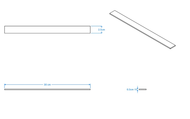 The connect part dimension and mult-view in Rhino