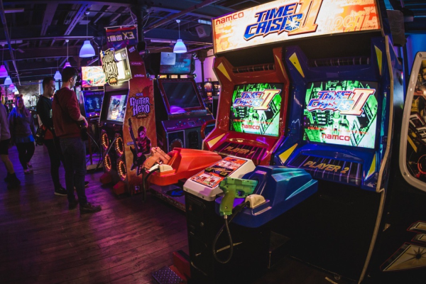 Website of an arcade in Europe