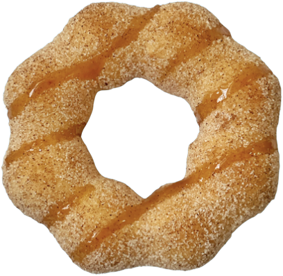 A churro flavour donut